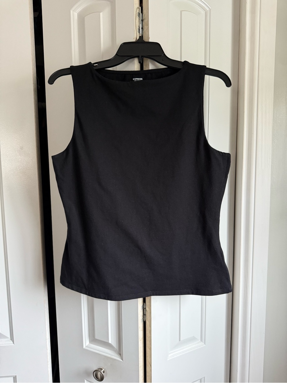 Express Body Contour boatneck tank top